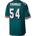 M.Dolphins #54 Zach Thomas Legacy Replica Jersey - Aqua Stitched American Football Jerseys