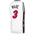 M.Heat #3 Dwyane Wade Unisex Hall of Fame Class of 2023 Throwback Swingman Jersey - White Stitched American Basketball Jersey