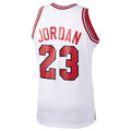 C.Bulls #23 Michael Jordan 1984-85 Hardwood Classics Rookie Authentic Jersey White Stitched American Basketball Jersey