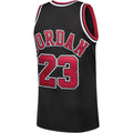 C.Bulls #23 Michael Jordan 1997-98 Hardwood Classics Authentic Player Jersey Black Stitched American Basketball Jersey