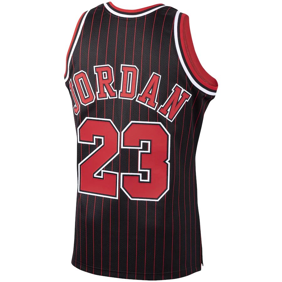 C.Bulls #23 Michael Jordan Hardwood Classics 1995-96 Authentic Jersey Black Stitched American Basketball Jersey