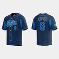 #8 NICKY LOPEZ WORLD BASEBALL CLASSIC 2023 WORLD BASEBALL CLASSIC JERSEYC NAVY Stitches Baseball Jerseys