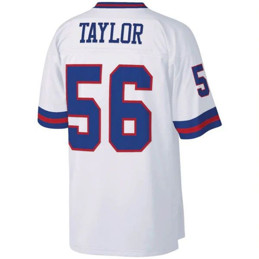 NY.Giants #56 Lawrence Taylor Player White Legacy Replica Football Jerseys