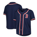 Boston Red Sox Navy Full-Button Replica Jersey Baseball Jerseys