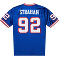 NY.Giants #92 Michael Strahan 1993 Authentic Throwback Retired Player Jersey - Royal Stitched American Football Jerseys