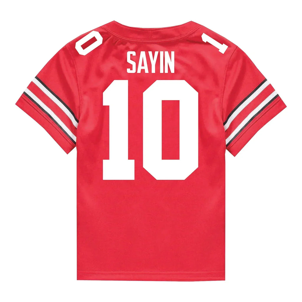 Julian Sayin Ohio State Buckeyes Jersey  Red