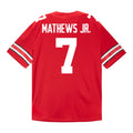 Jermaine Mathews Jr. Ohio State Buckeyes Jersey  Red