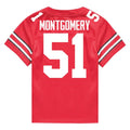 Luke Montgomery Ohio State Buckeyes Jersey  Red