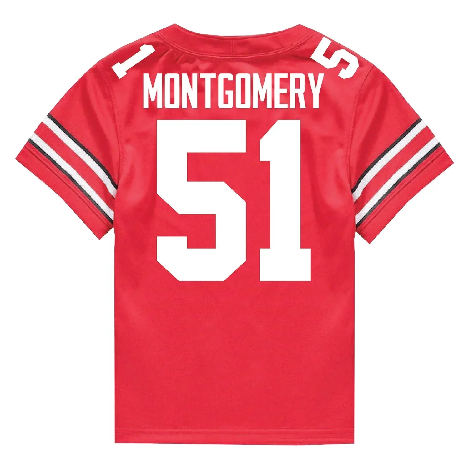 Luke Montgomery Ohio State Buckeyes Jersey  Red