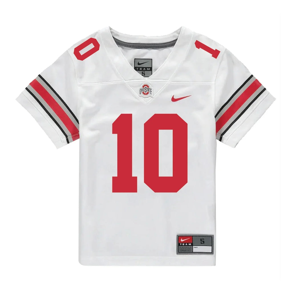 Julian Sayin Ohio State Buckeyes Jersey  White