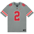 Caleb Downs Ohio State Buckeyes Jersey  Grey