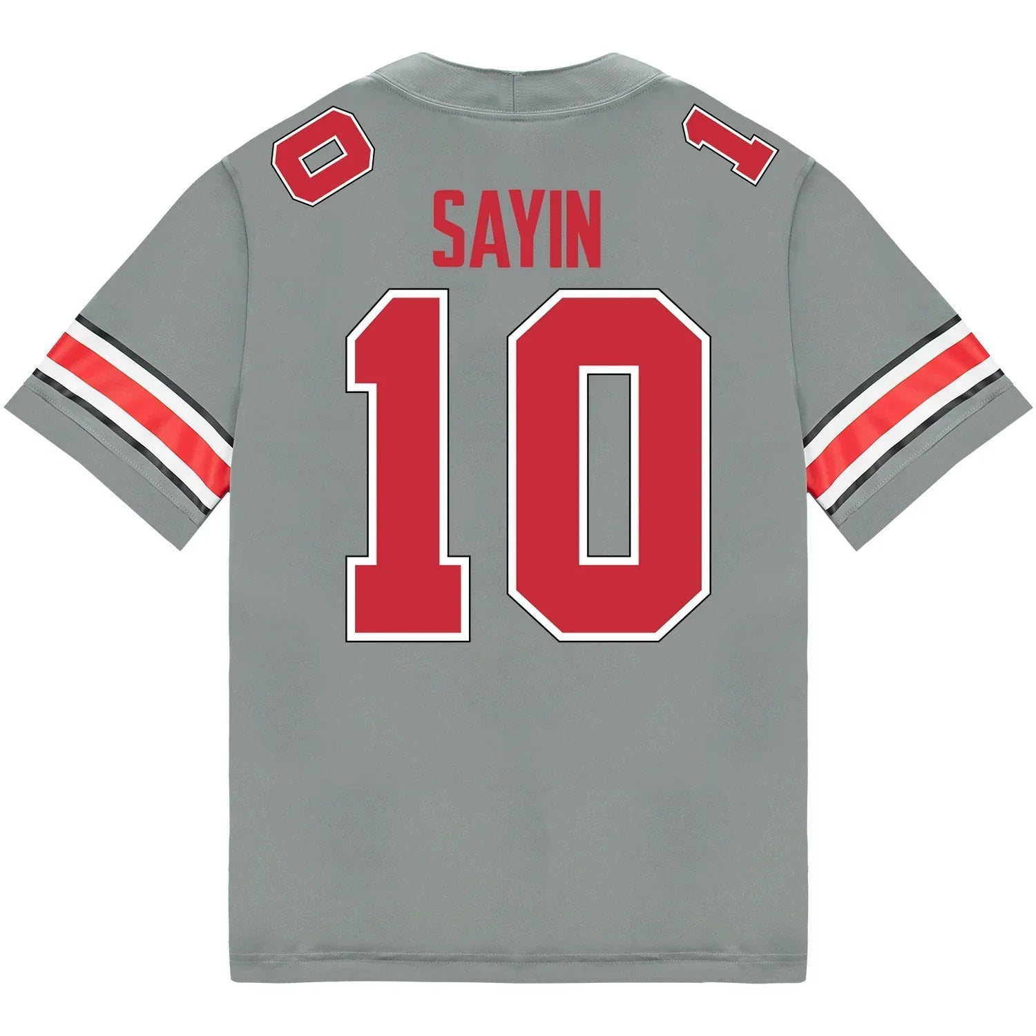 Julian Sayin Ohio State Buckeyes Jersey  Grey