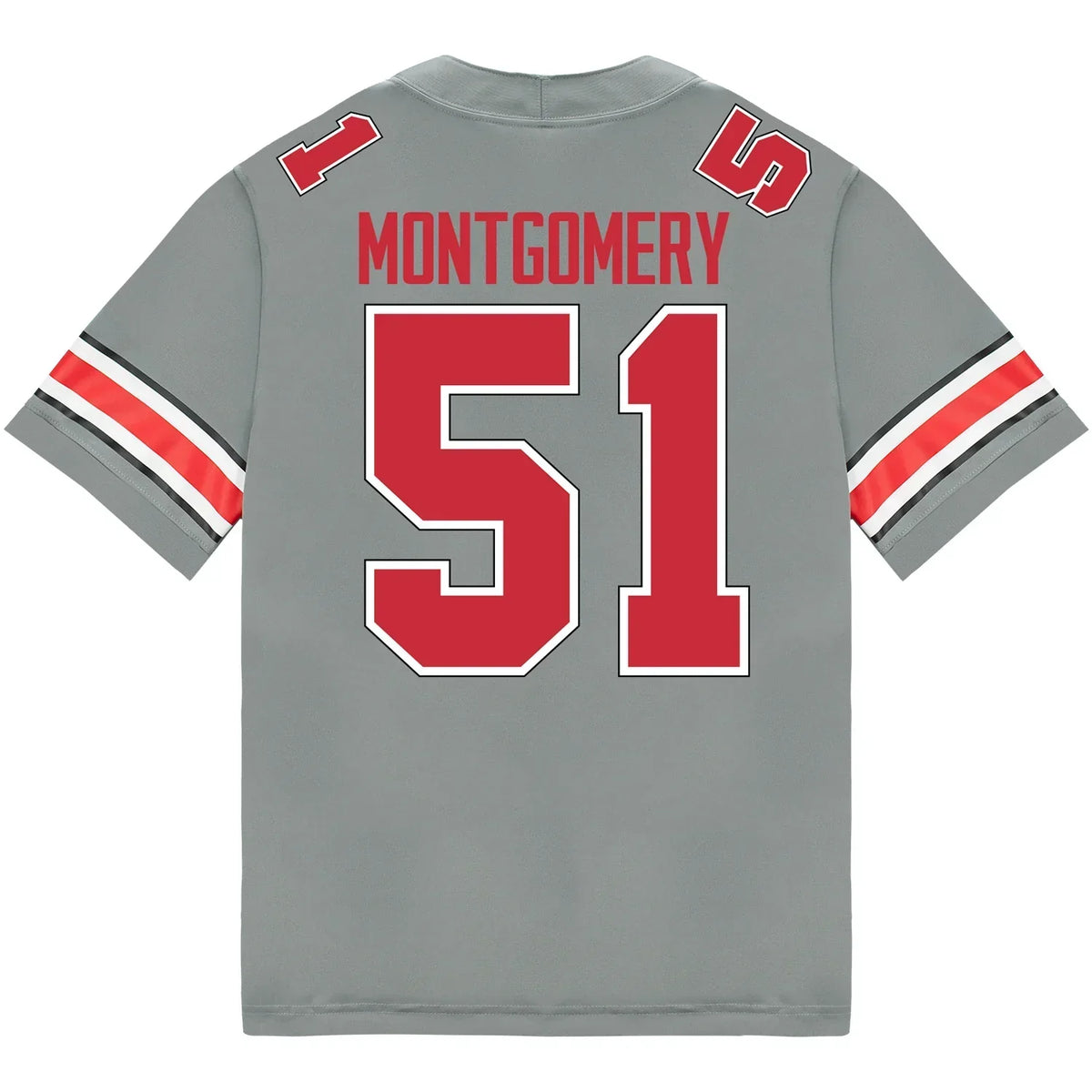 Luke Montgomery Ohio State Buckeyes Jersey  Grey