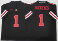 O.State Buckeyes #1 Buckeyes Black 2025 F.U.S.E. Limited Stitched American College Jerseys