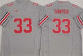 O.State Buckeyes #33 Jack Sawyer Grey F.U.S.E. Limited Stitched Football American College Jerseys