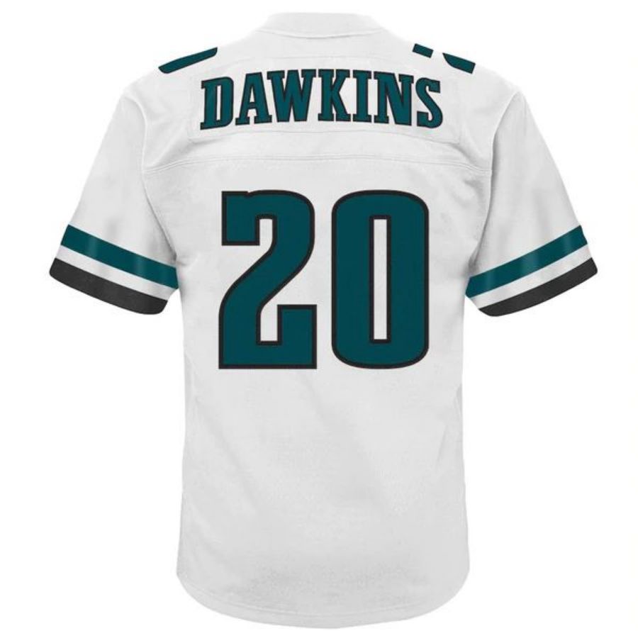 P.Eagles #20 Brian Dawkins White 2004 Retired Player Legacy Jersey Stitched American Football Jerseys