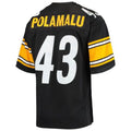 P.Steelers #43 Troy Polamalu Black 2007 Authentic Retired Player Stitched Football Jerseys