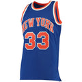 NY.Knicks #33 Patrick Ewing Big & Tall Hardwood Classics Jersey Blue Stitched American Basketball Jersey