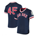 Boston Red Sox #45 Pedro Martinez 1999 Cooperstown Collection Mesh Batting Practice Jersey - Navy Baseball Jerseys