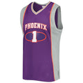 P.Suns #1 Penny Hardaway 2001-2002 Authentic Hardwood Classics Swingman Jersey  Purple Stitched American Basketball Jersey