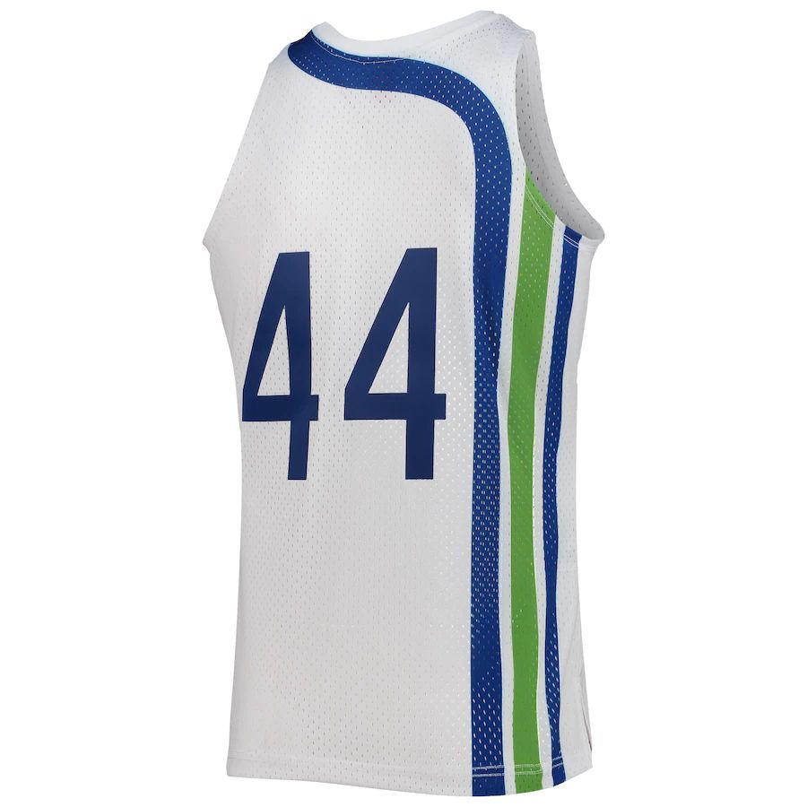 A.Hawks #44 Pete Maravich 1970-71 Hardwood Classics Swingman Jersey White Stitched American Basketball Jersey