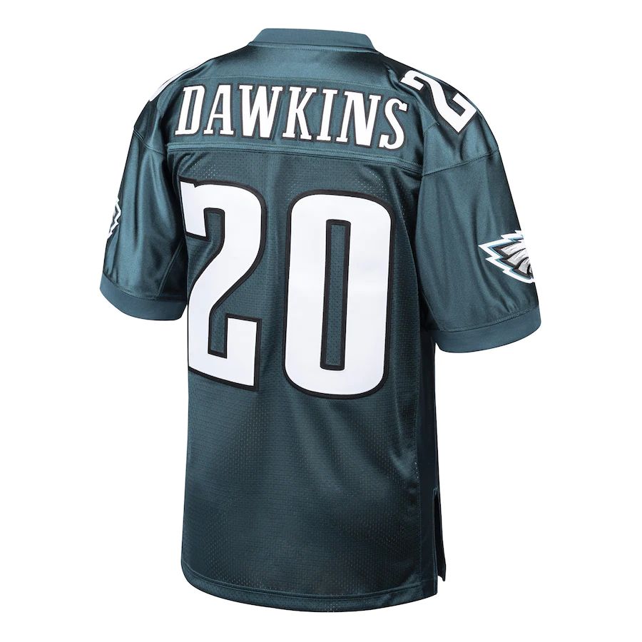 P.Eagles #20 Brian Dawkins Midnight Green 1996 Authentic Throwback Retired Player Jersey Stitched American Football Jerseys