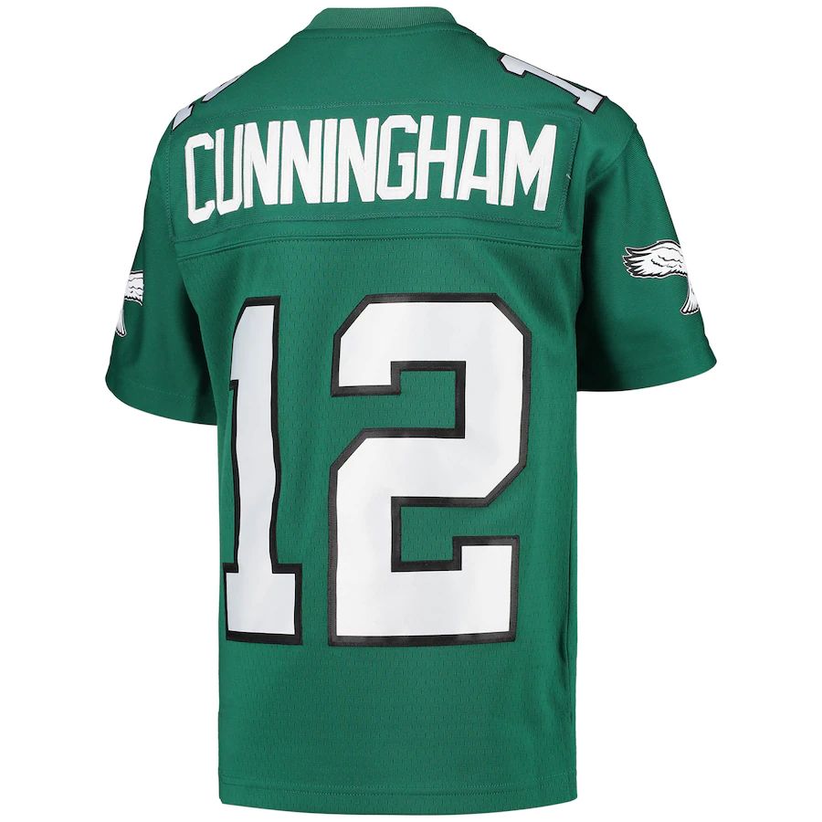 P.Eagles #12 Randall Cunningham Kelly Green Retired Player Legacy Jersey Stitched American Football Jerseys