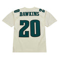 P.Eagles #20 Brian Dawkins Chainstitch Legacy Player Jersey - Cream Stitched American Football Jerseys