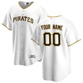 Baseball Jerseys Custom Pittsburgh Pirates White Home Replica Custom Jersey