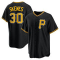Pittsburgh Pirates #30 Paul Skenes Black Alternate Replica Player Baseball Jersey