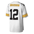 P.Steelers #12 Terry Bradshaw White Legacy Replica Jersey Stitched American Football Jerseys