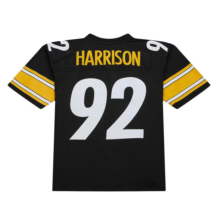 P.Steelers #92 James Harrison Player Black Legacy Replica American Football Jerseys
