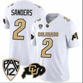 #2 Shedeur Sanders C.Buffaloes Original Retro Brand NIL Football Player Jersey C Black Stitched American College Jerseys