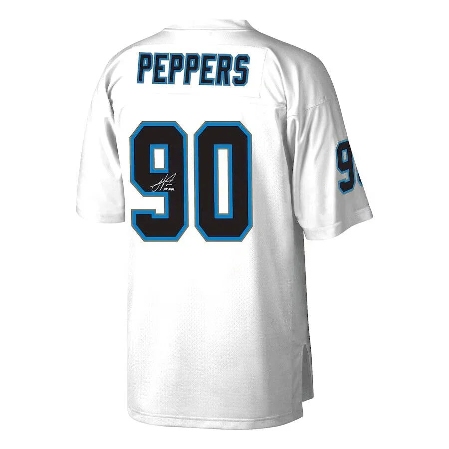 C.Panthers #90 Julius Peppers 2024 Hall of Fame Fashion JerseyWhite Stitched American Football Jerseys