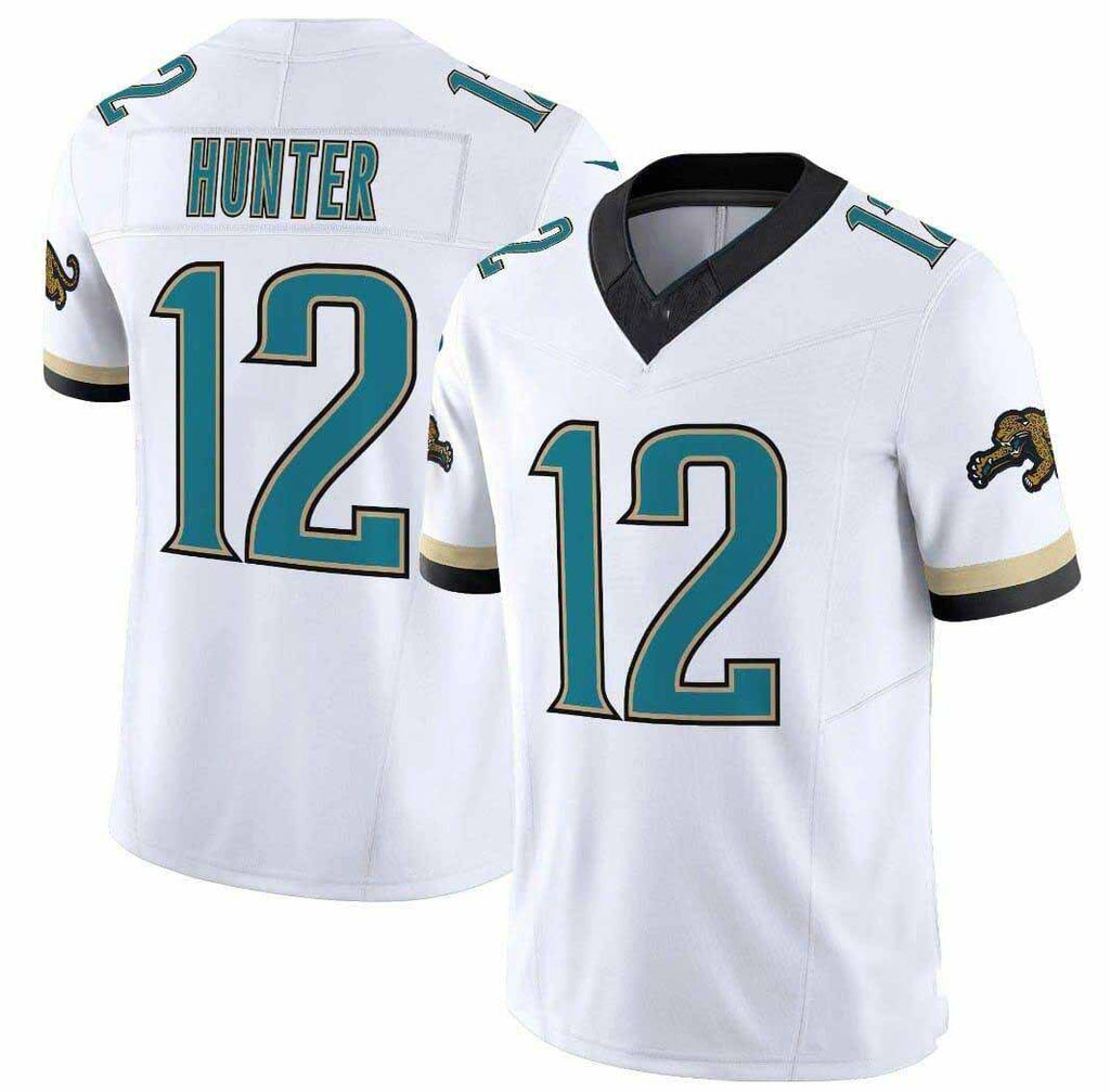 J.Jaguars #12 Travis Hunter White F.U.S.E. Football Jerseys