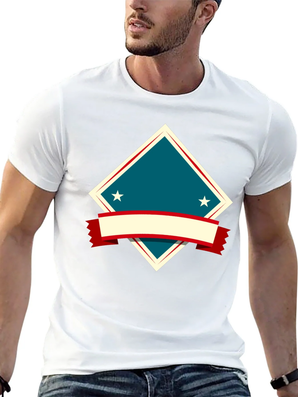 Emblem Graphic Tee - Classic Design
