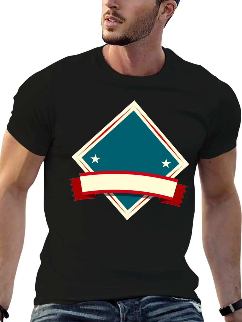 Emblem Graphic Tee - Classic Design