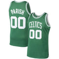 Custom B.Celtics Robert Parish 1985-86 Hardwood Classics Swingman Player Jersey  Kelly Green American Stitched Basketball Jersey