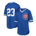 Chicago Cubs #23 Ryne Sandberg Youth Cooperstown Collection Mesh Batting Practice Jersey - Royal Baseball Jerseys