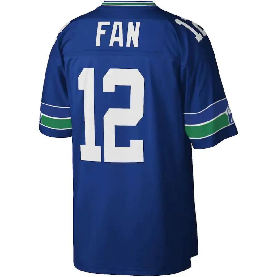 #12 12th FAN Player S.Seahawks Royal Legacy Replica Football Jerseys