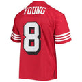 SF.49ers #8 Steve Young Player Scarlet 1994 Legacy Replica Football Jerseys
