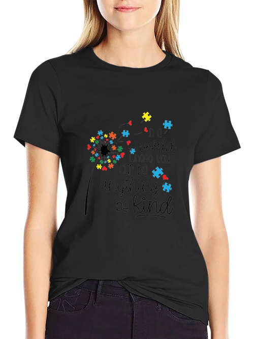 Autism Awareness Graphic Tee - Be Kind