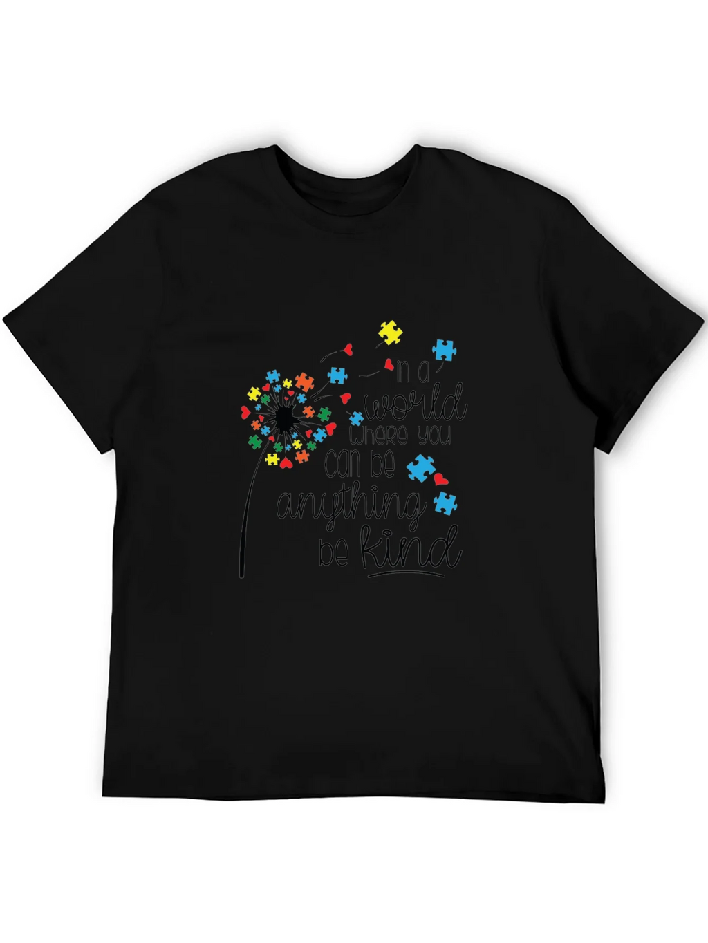 Autism Awareness Graphic Tee - Be Kind