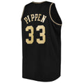 C.Bulls #33 Scottie Pippen Big & Tall Hardwood Classics 1997-98 Swingman Jersey Black Stitched American Basketball Jersey