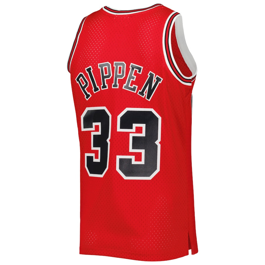 C.Bulls #33 Scottie Pippen Hardwood Classics 2003-04 Swingman Jersey Red Stitched American Basketball Jersey
