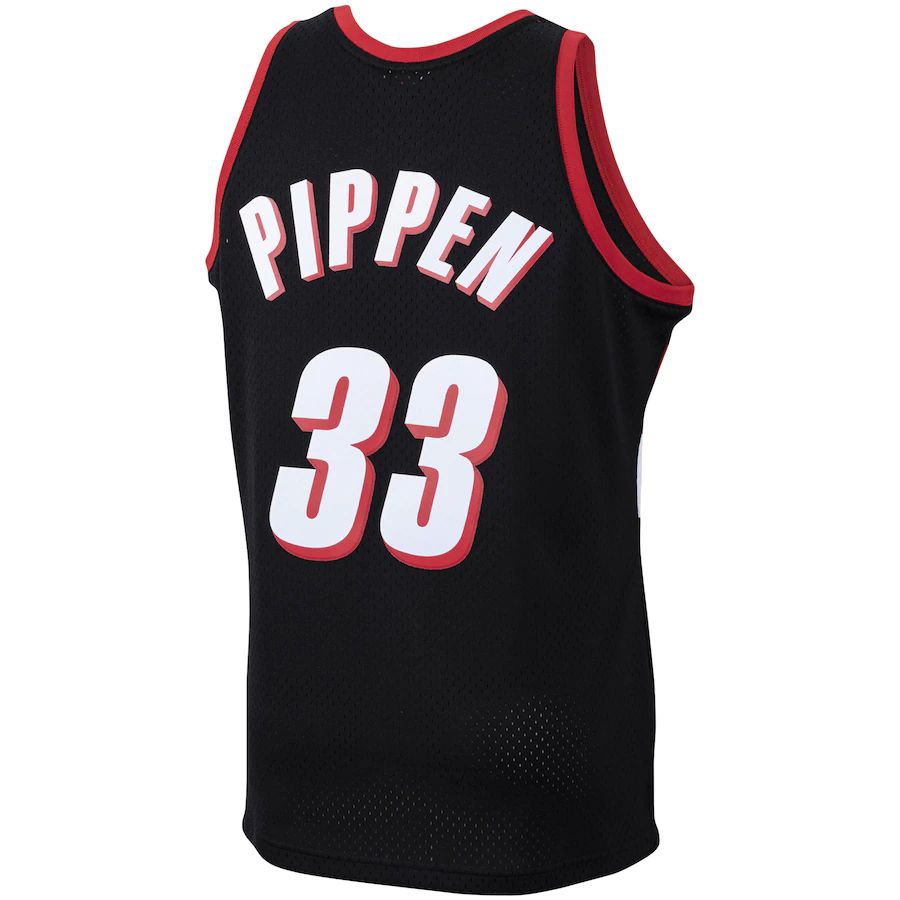P.Trail Blazers #33 Scottie Pippen 1999-00 Hardwood Classics Swingman Jersey Black Stitched American Basketball Jersey