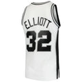 S.Antonio Spurs #32 Sean Elliott 1998-99 Hardwood Classics Swingman Jersey White Stitched American Basketball Jersey
