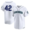 Seattle Mariners 2024 #42 Jackie Robinson Day Home Limited Jersey C White Stitches Baseball Jerseys