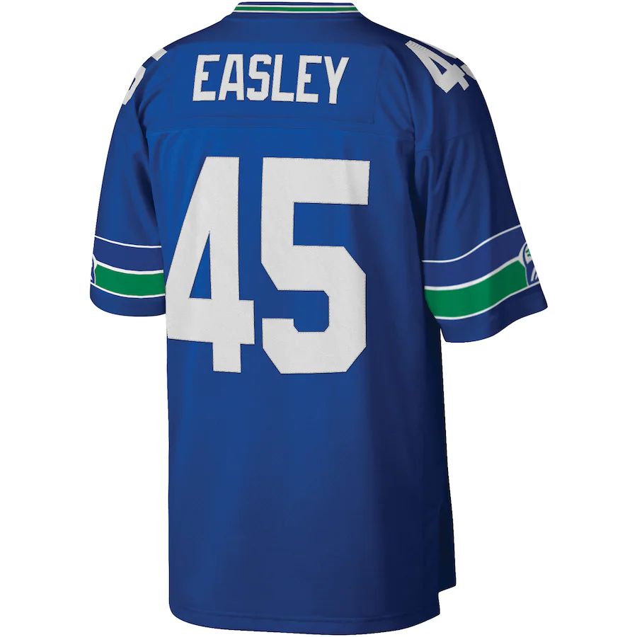 S.Seahawks #45 Kenny Easley Kenny Easley Royal Legacy Replica Jersey Stitched American Football Jerseys