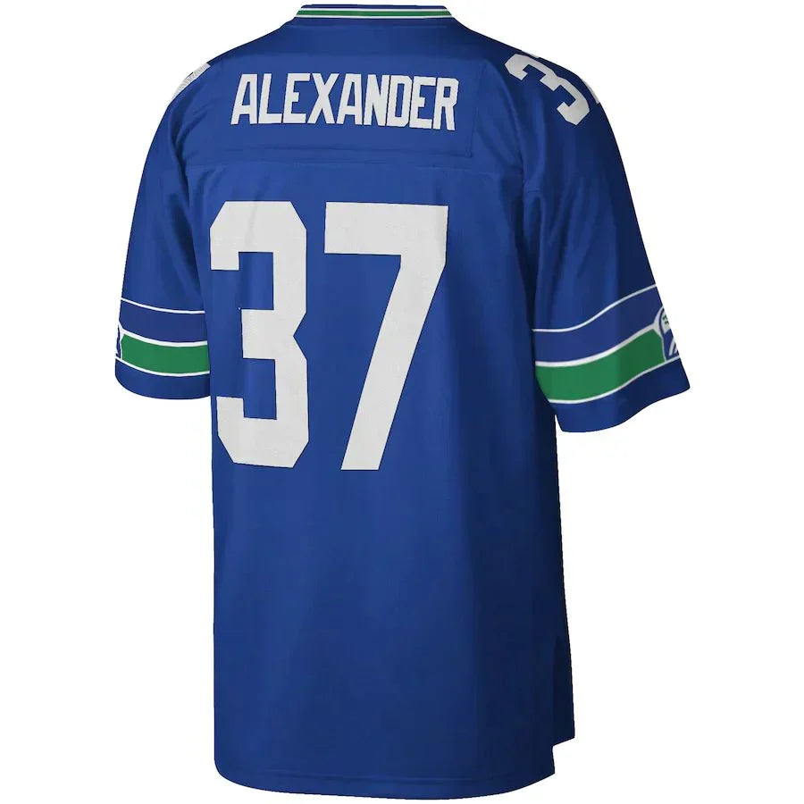 S.Seahawks #37 Shaun Alexander Shaun Alexander Royal 2000 Legacy Replica Jersey Stitched American Football Jerseys